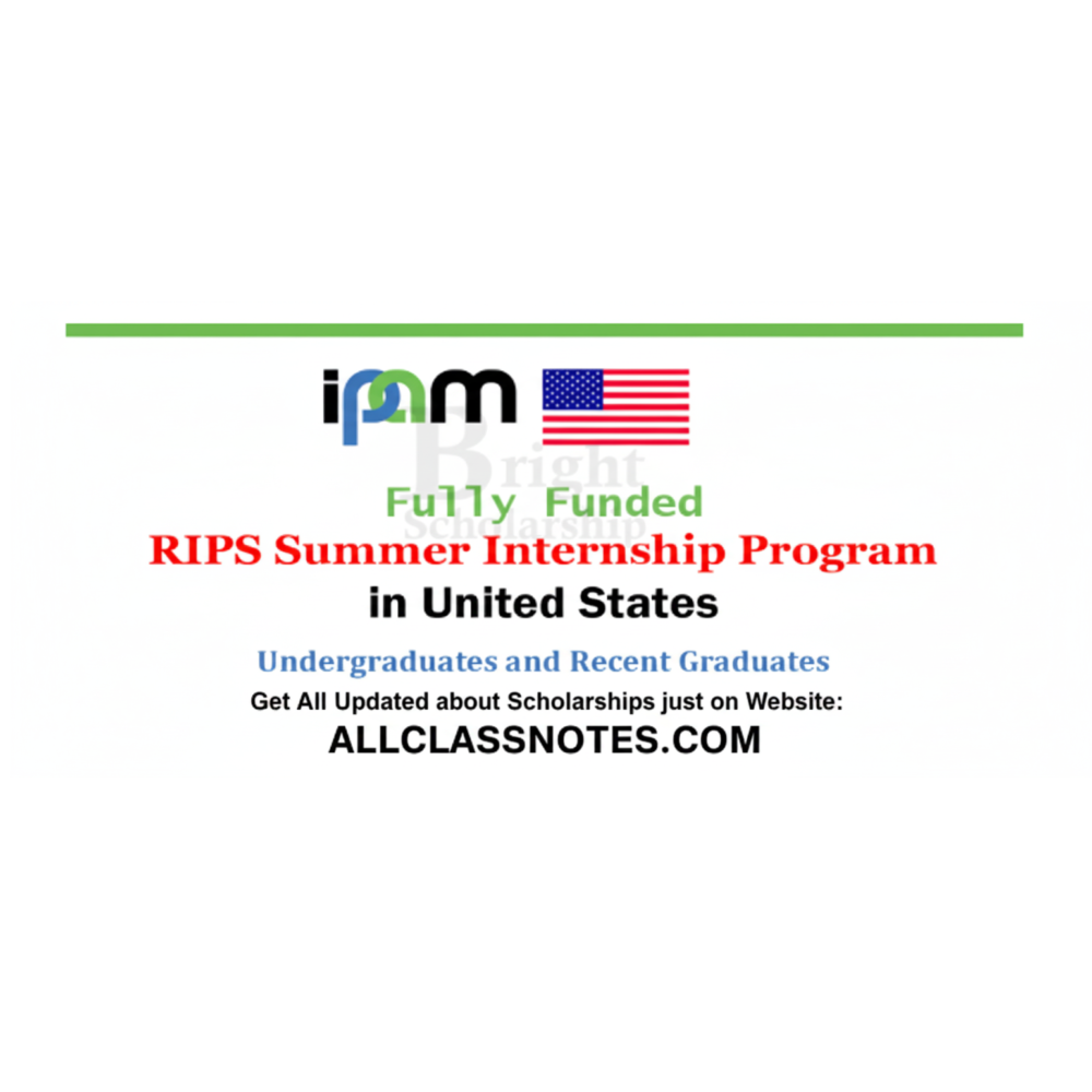 RIPS Summer Internship Program 2026 in United States (Fully Funded)