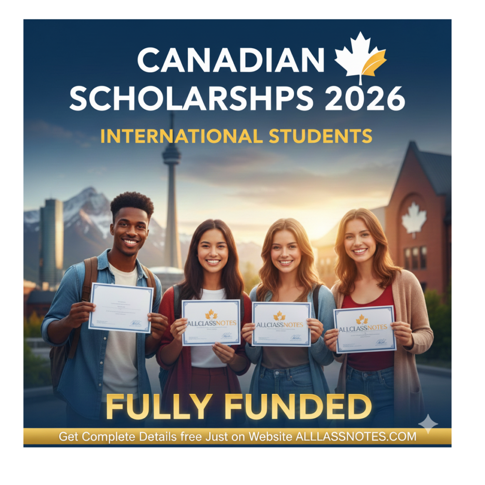 Canadian Scholarships for International Students 2026 (Fully Funded)