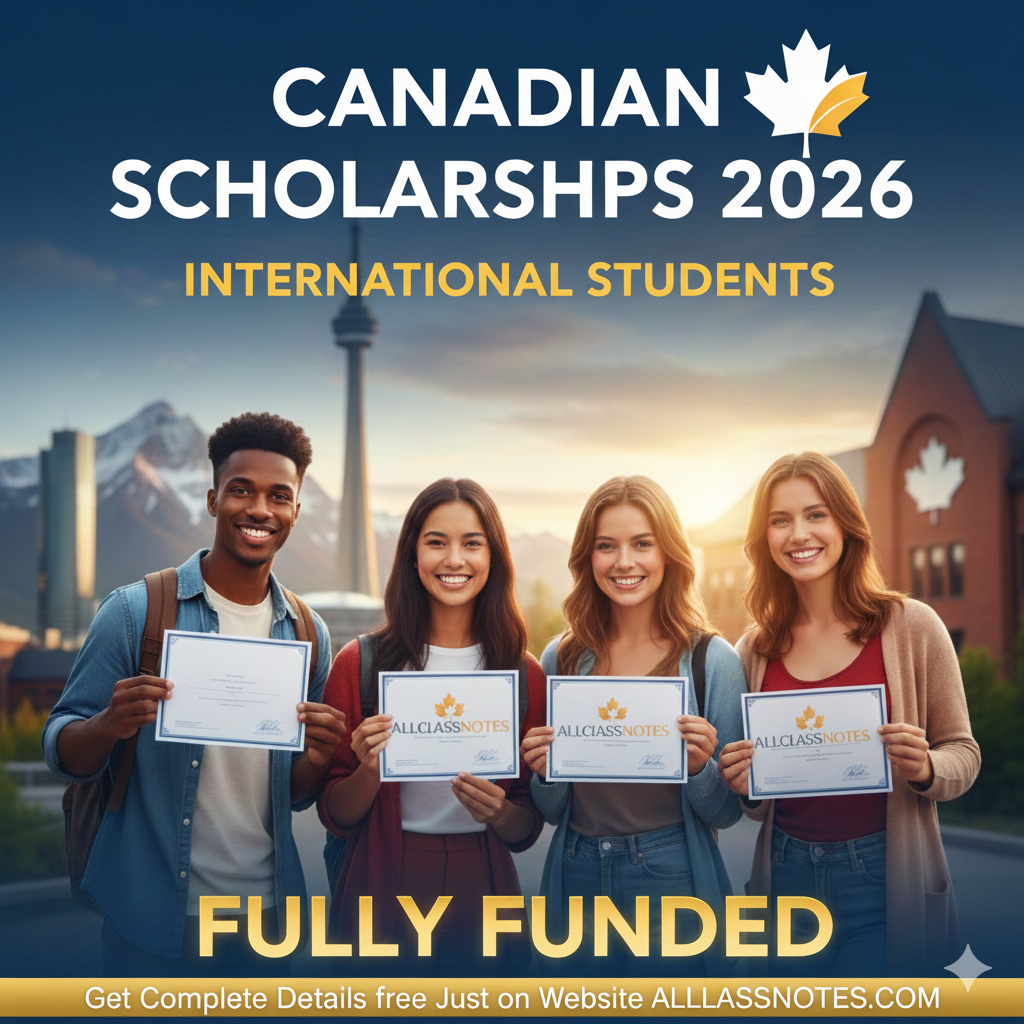 Canadian Scholarships for International Students 2026 (Fully Funded)