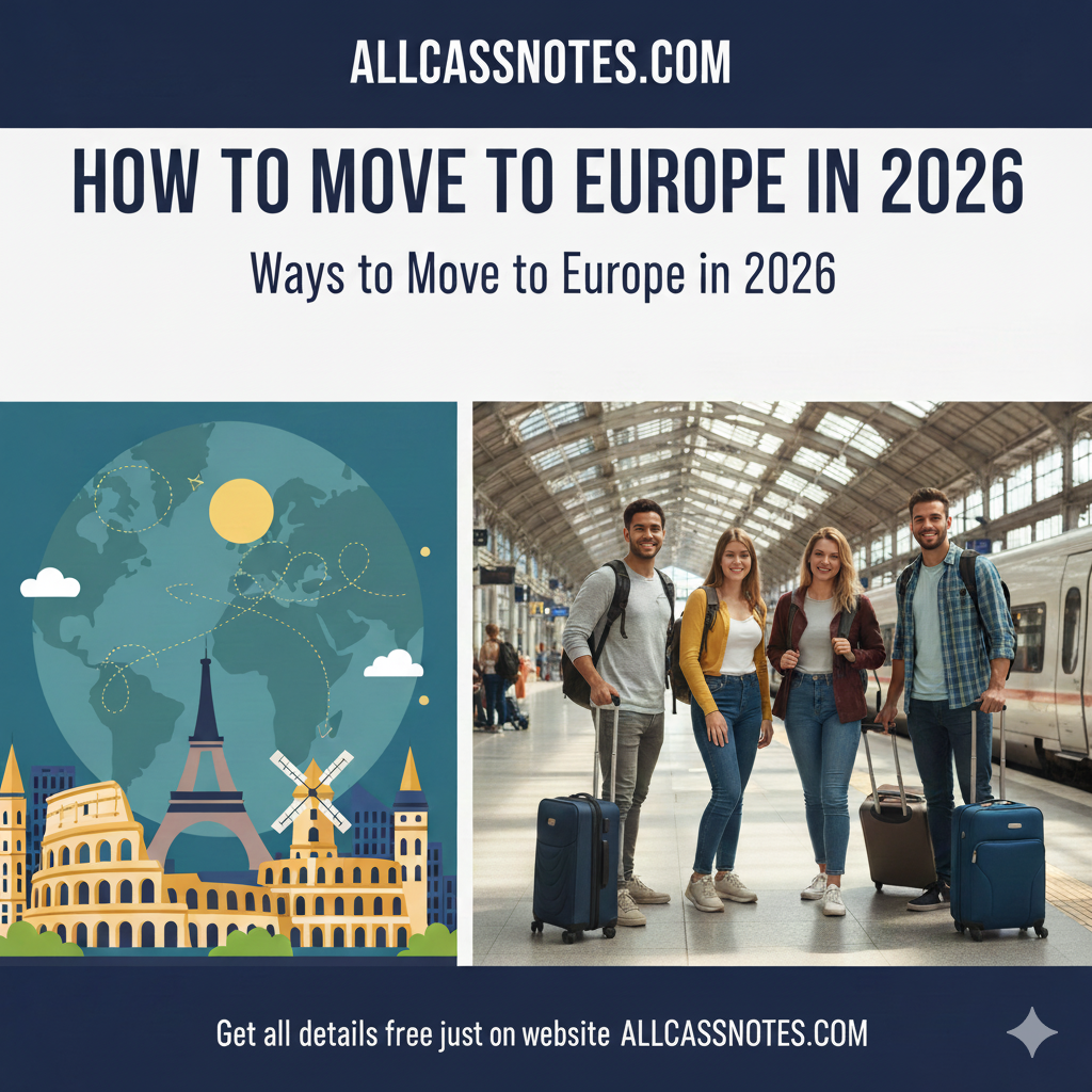 How to Move to Europe in 2026 Ways to Move to Europe in 2026